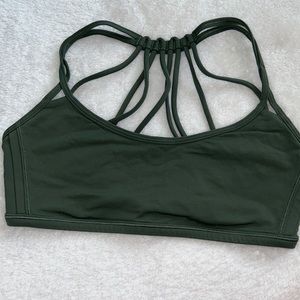 Green Lululemon bra!